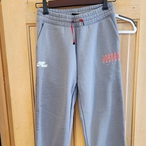NWOT l Gray l Nike Kids Air Jordan Jumpman Fleece Joggers l Sz: Large